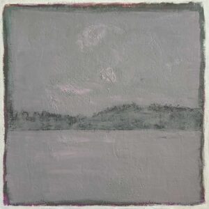 #1229 November Pink #2 36x36 acrylic cradled wood panel, 2023