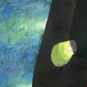 #1267 One Pool Light 24x24 acrylic cradled wood panel, 2024