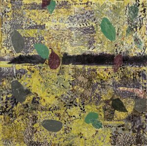 #1306 Through Tangled Arms 24x24 mixed media cradled wood panel, 2026