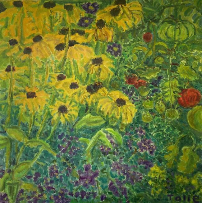 Black-eyed Susans with Tomatoes diptych (archive)